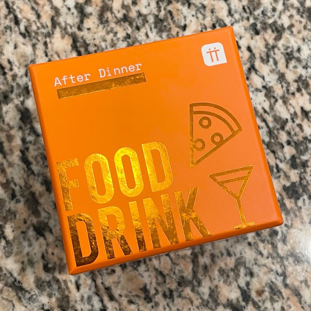 Talking Tables Food Drink Trivia After Dinner Game NIB NWT